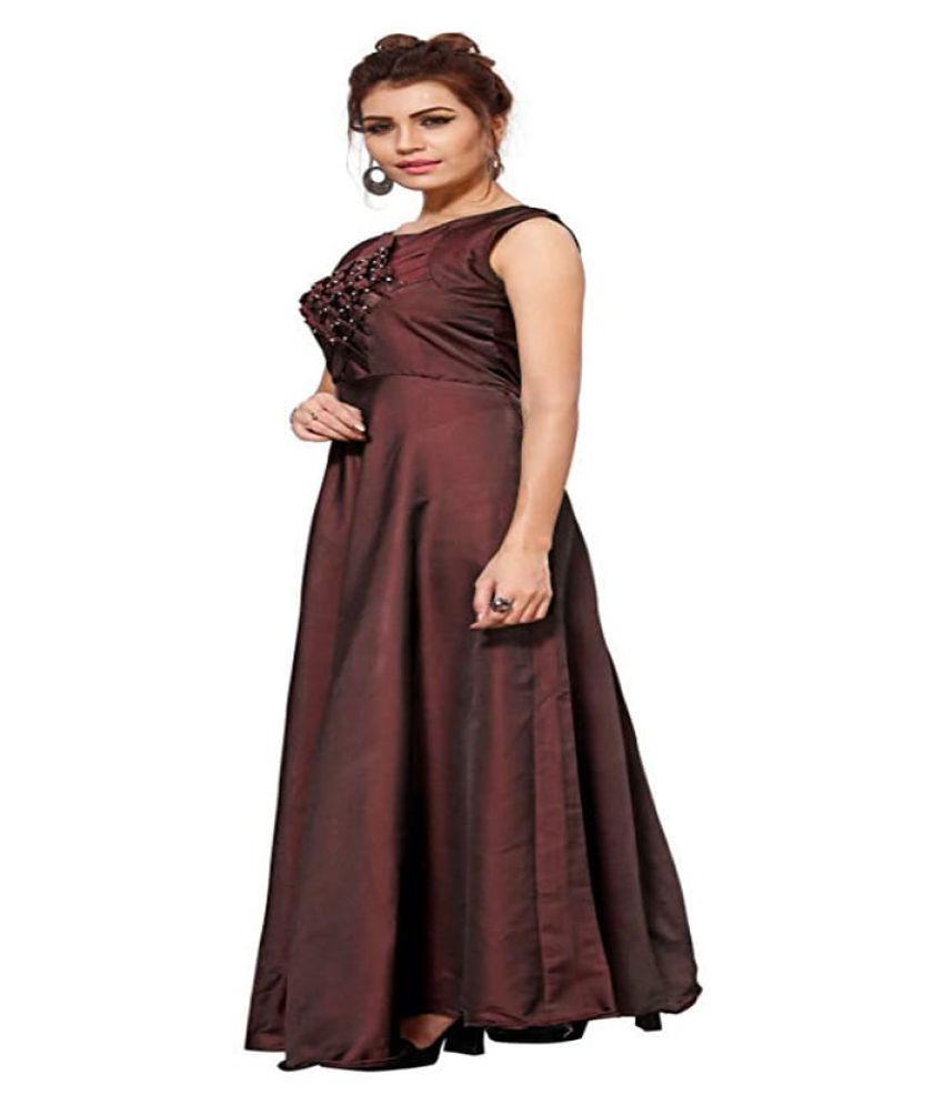 ACA MAROON SATIN main image 1