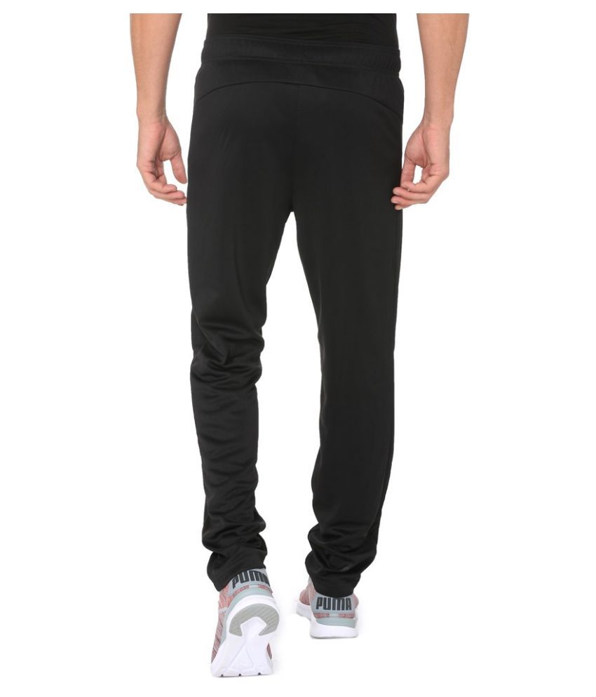 Puma Black Polyester Lycra Trackpants - Buy Puma Black Polyester Lycra ...