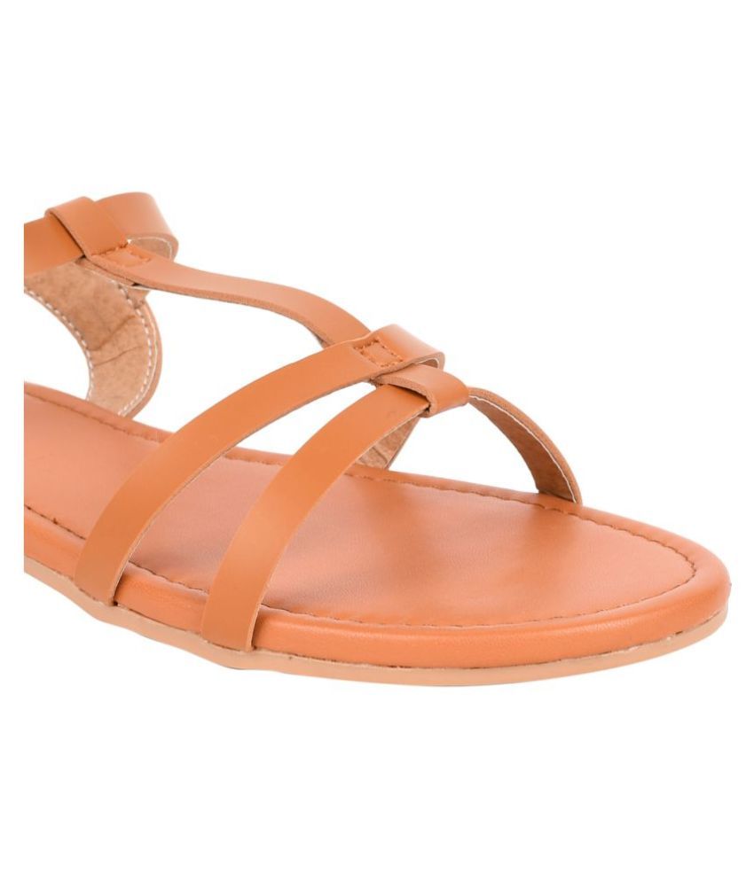 cheap tan flats