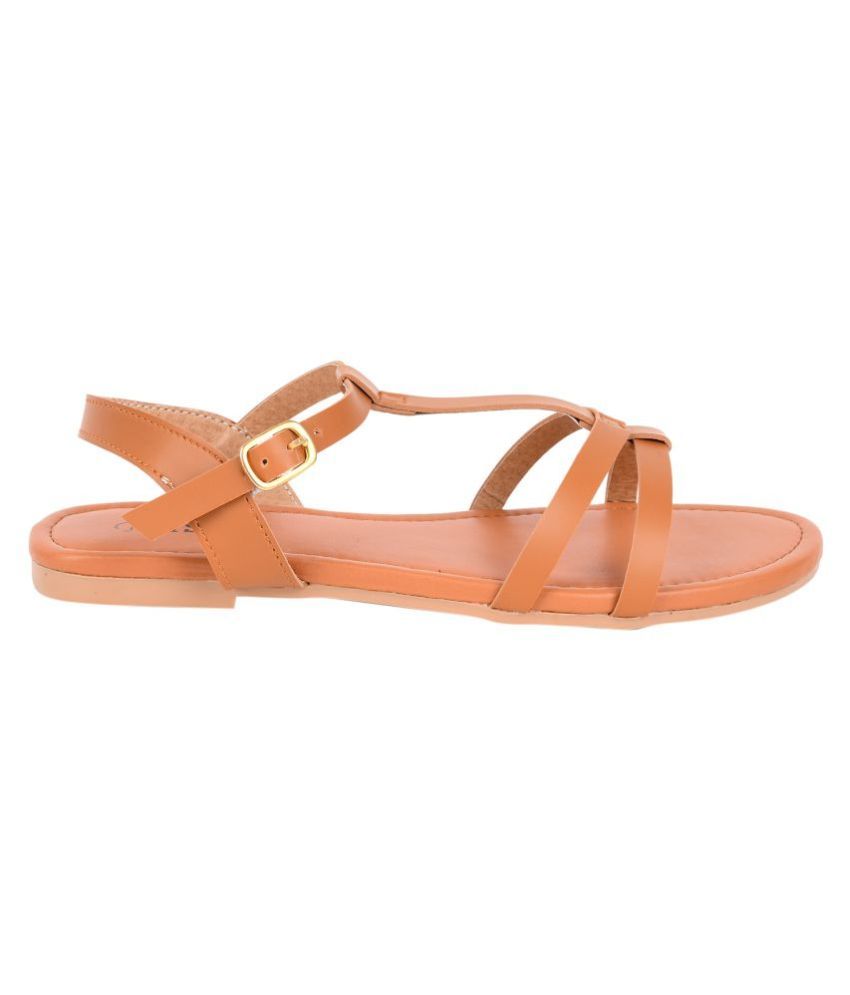 cheap tan flats