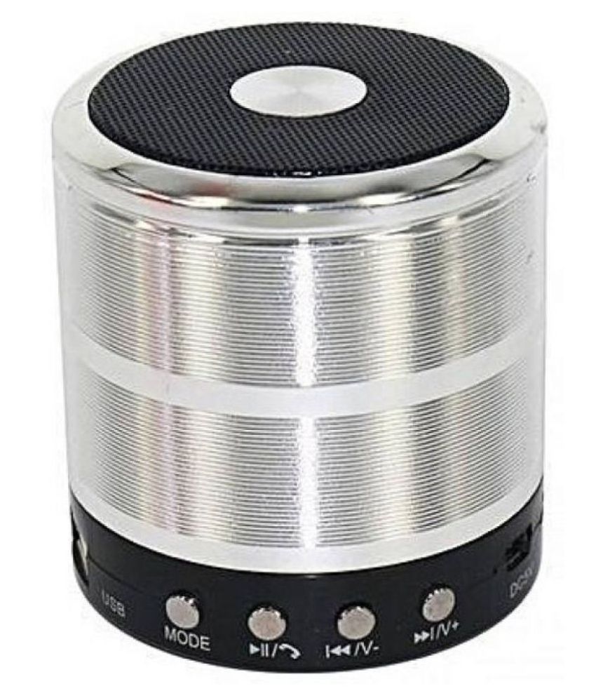 s.b.m. 887 silver Bluetooth Speaker