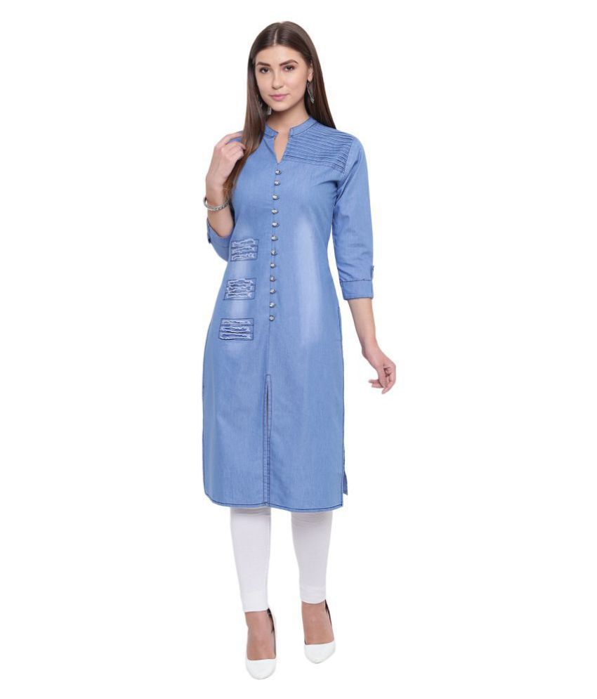 kurti with front zip