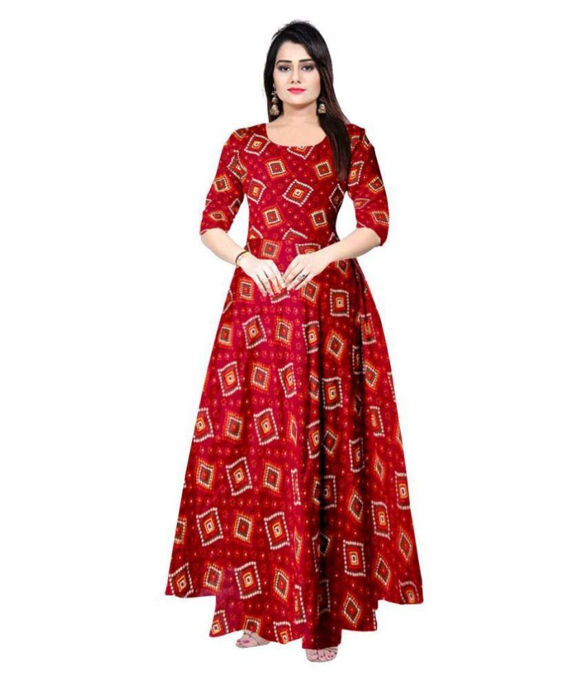 rayon full flair gown