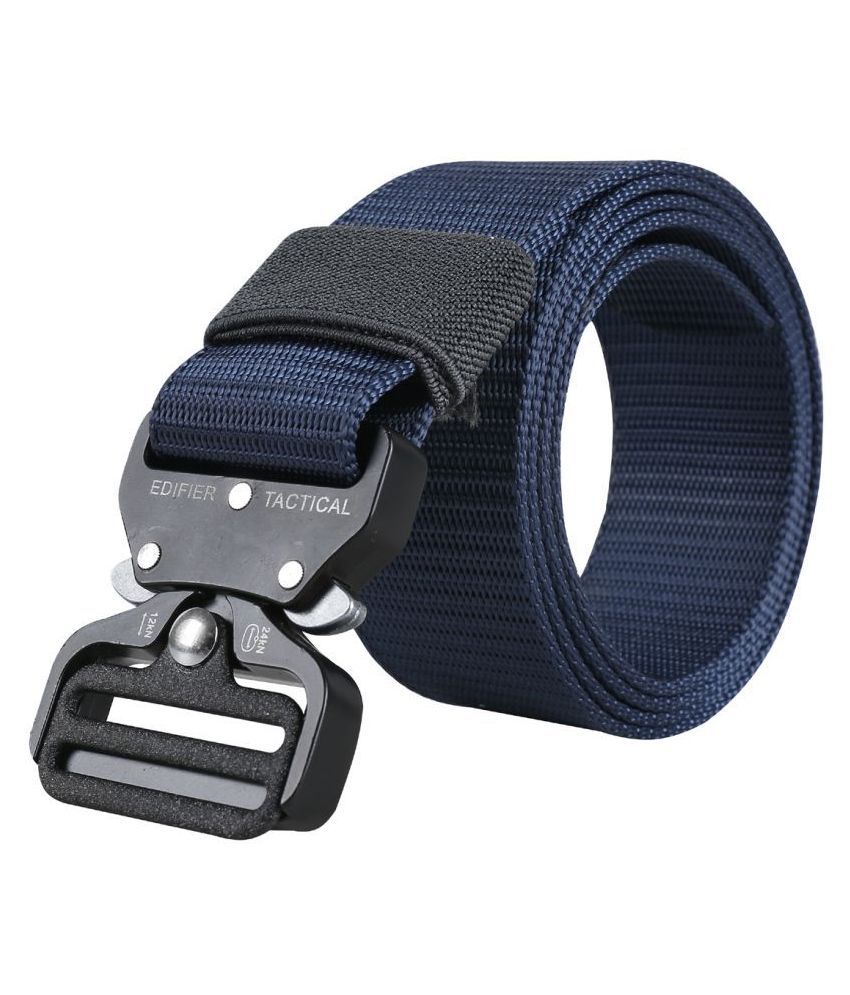     			Edifier Blue Nylon Casual Belt