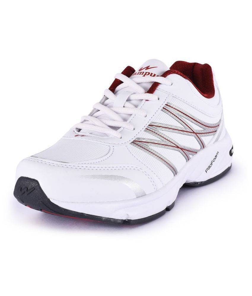 campus shoes white new model 2020