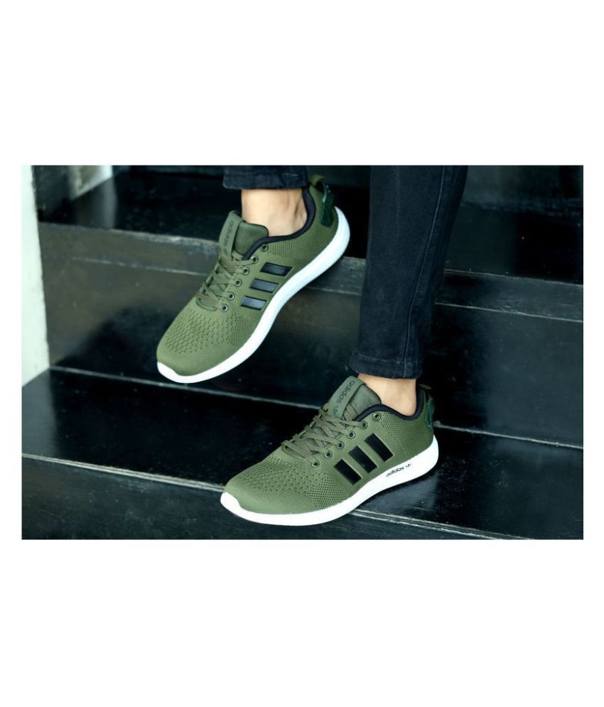 adidas green shoes mens