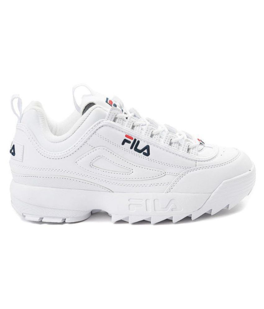 Fila Disrupter White Running Shoes - Buy Fila Disrupter White Running ...
