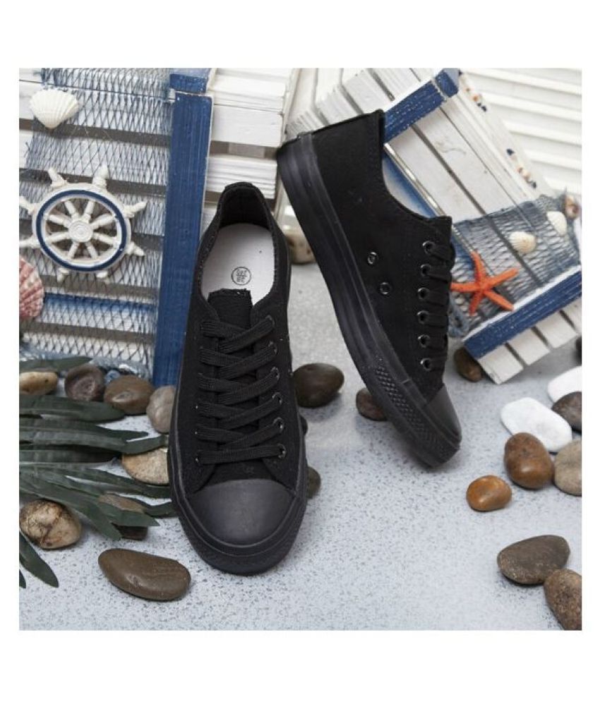 trenduty sneakers black casual shoes