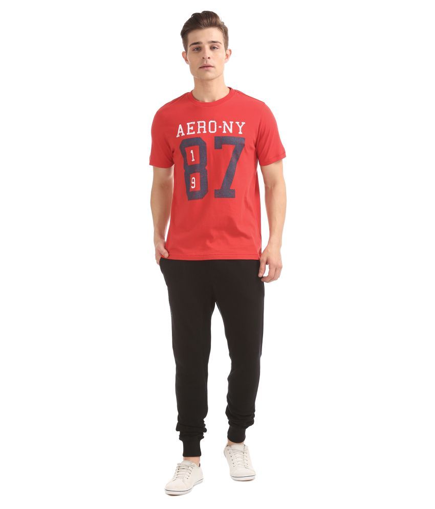 Aeropostale Cotton Red Printed T-Shirt - Buy Aeropostale Cotton Red ...