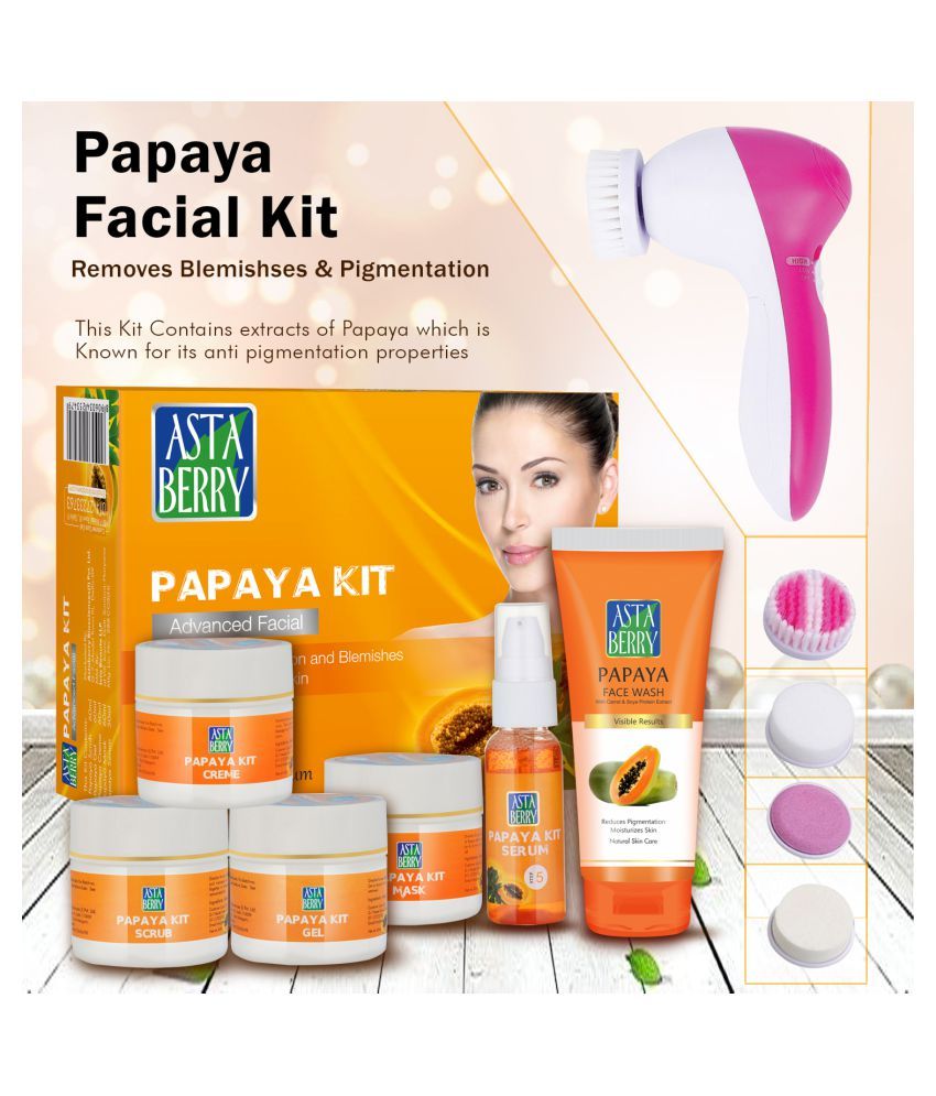 Astaberry Anti Blemish Glowing Skin Kit Face Massages, Face Wash