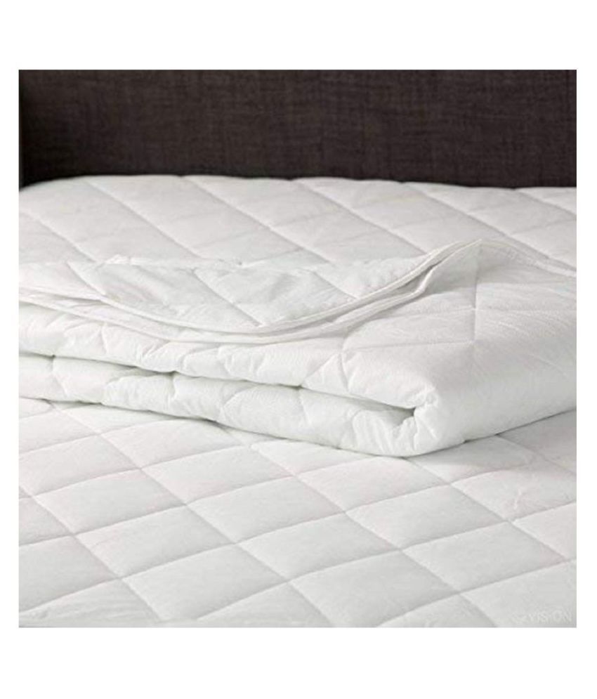 MR Brothers 150 GSM Microfiber White Quilted Mattress Protector Buy