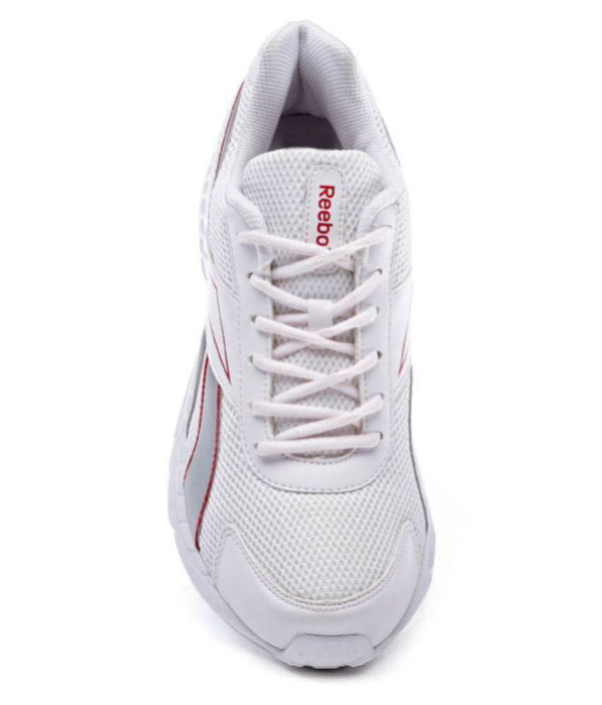 reebok acciomax lp white running shoes