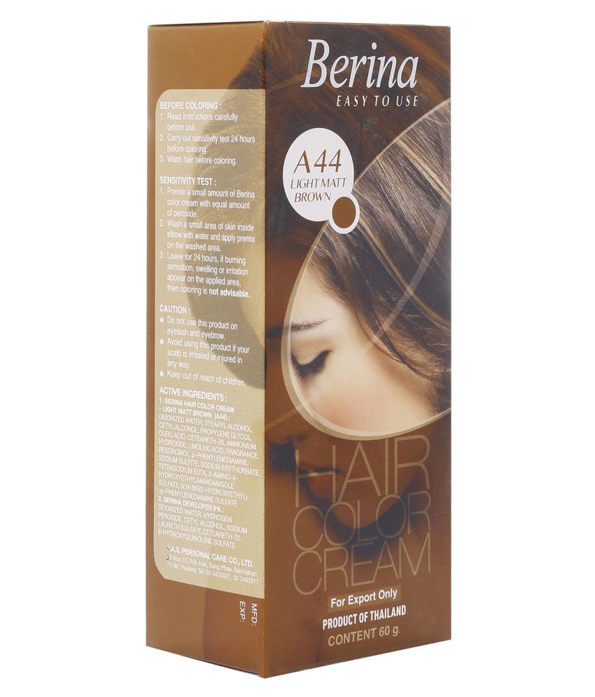 Berina Light Matt Brown Semi Permanent Hair Color Blonde 60 G Buy