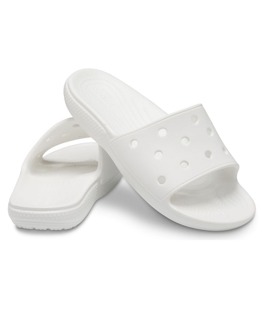 crocs black slides