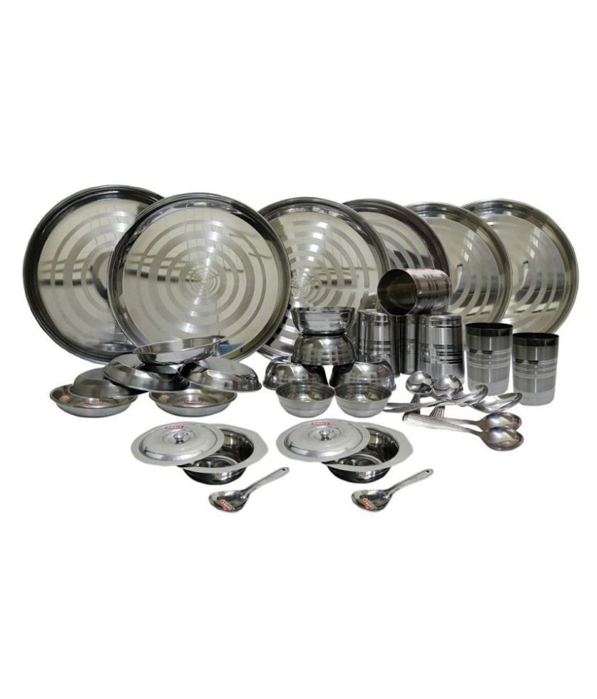     			Dynore Stainless Steel Dinner Set of 36 Pieces