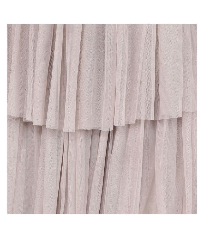 net frill gown design