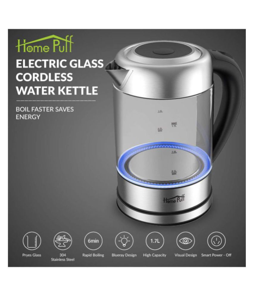 Home Puff H301 1.7 Liter More Than 2000 Watt Watt Glass