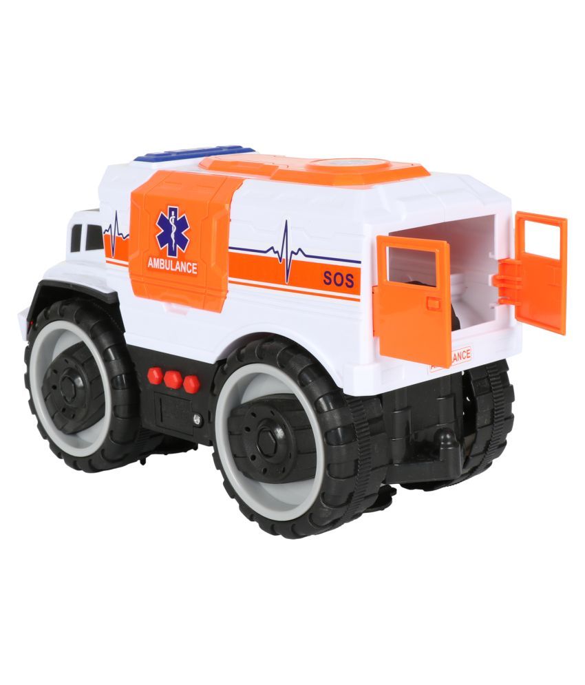 of Toys Set of 2 Friction Powered Ambulance & Police Rescue