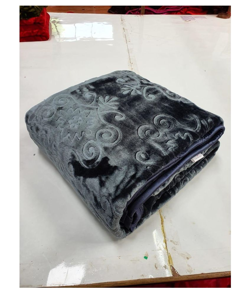 Maison Double Mink Plain Blanket Buy Maison Double Mink Plain Blanket