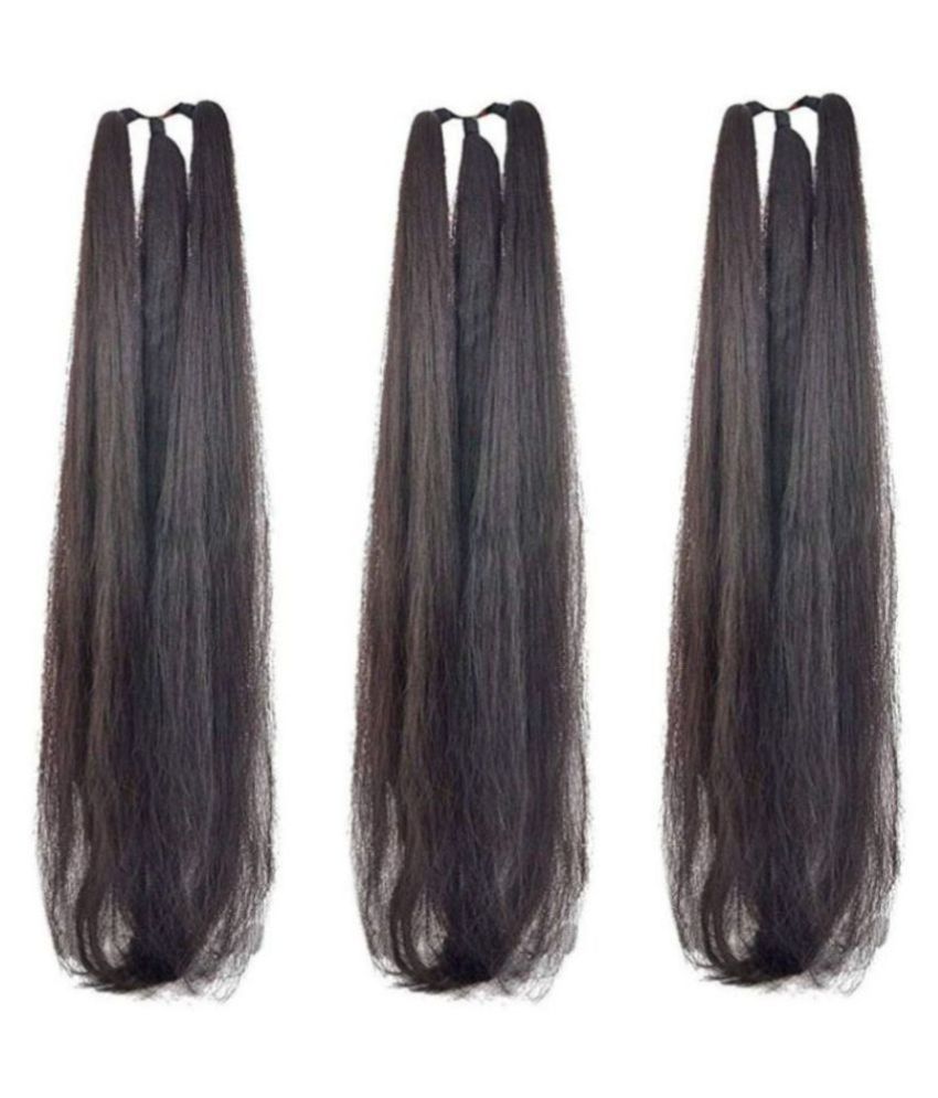 Gadinfashion Black Casual Hair Extension Buy Online At Low Price