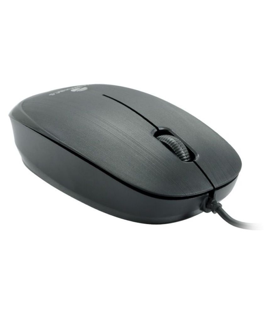 Zebronics Zeb-Comfort Black USB Wired Mouse HIGH PRECISION, PLUG & PLAY