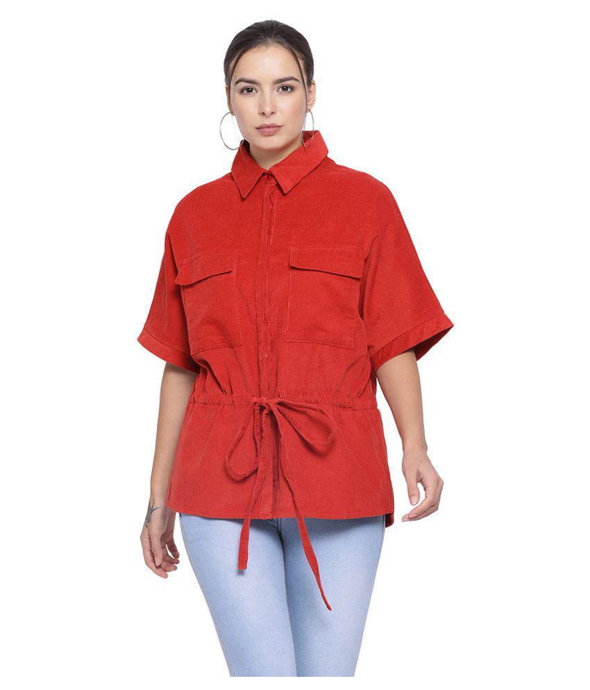     			Oxolloxo Cotton Red Bomber Jackets