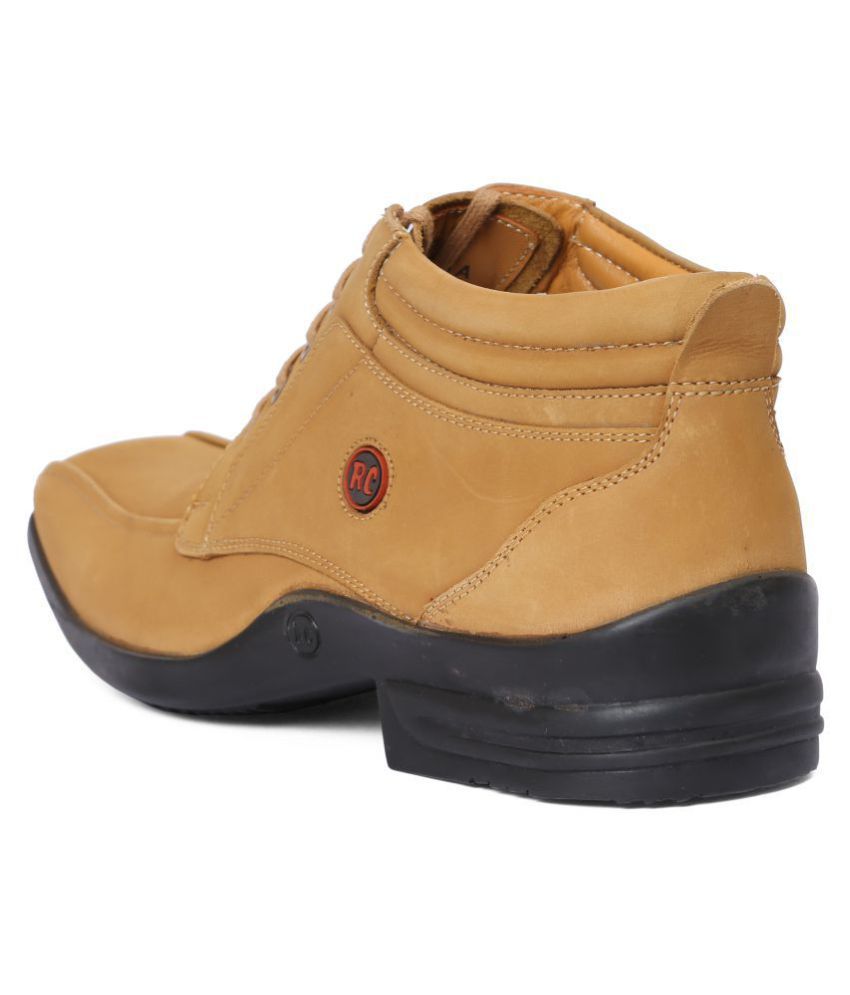 red chief long boot shoes