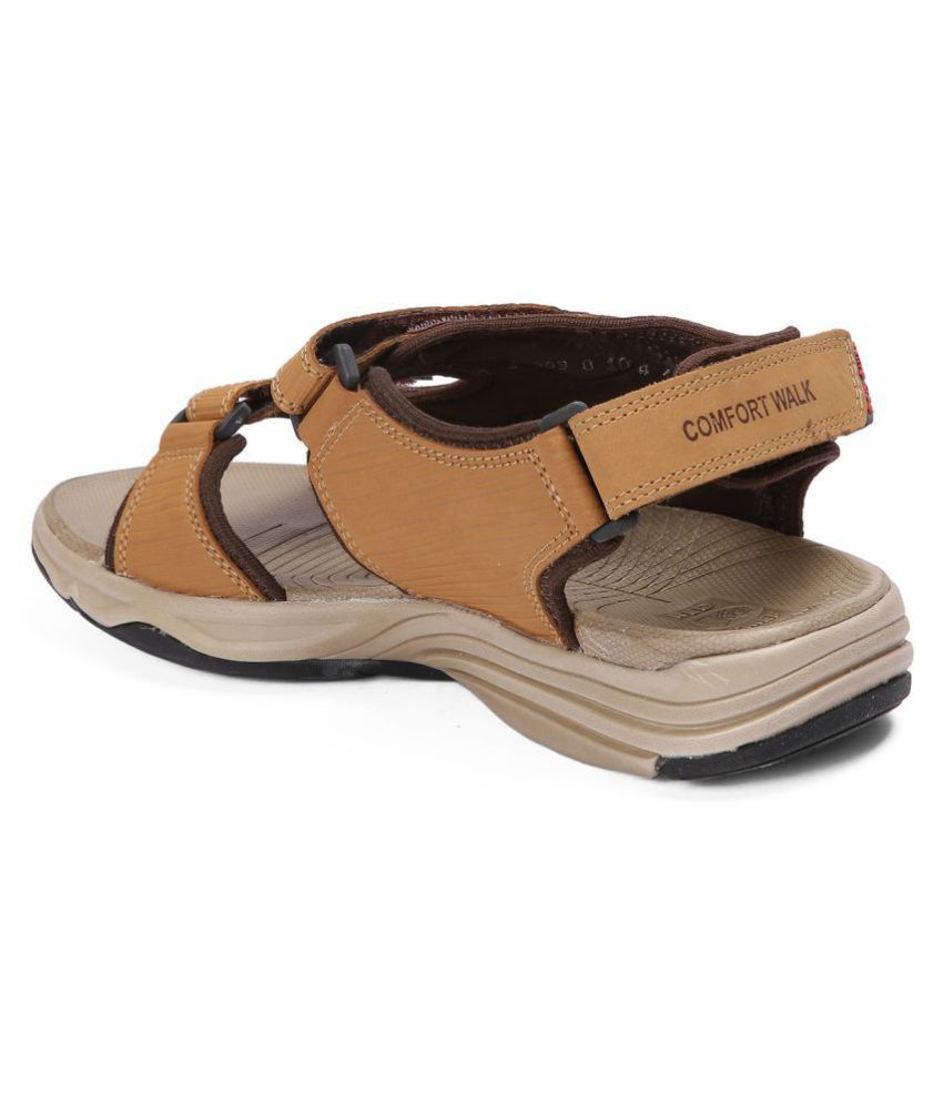 Red Chief Rust Leather Sandals - Buy 