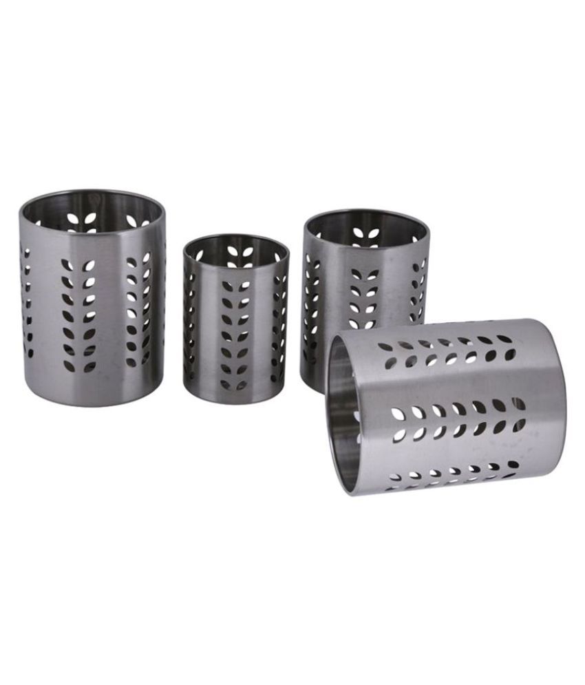     			Dynore 4 Pcs Stainless Steel Cutlery Holder