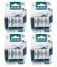 Envie 4x4 Pcs AA Size 1000mAh Rechargeable Battery 16