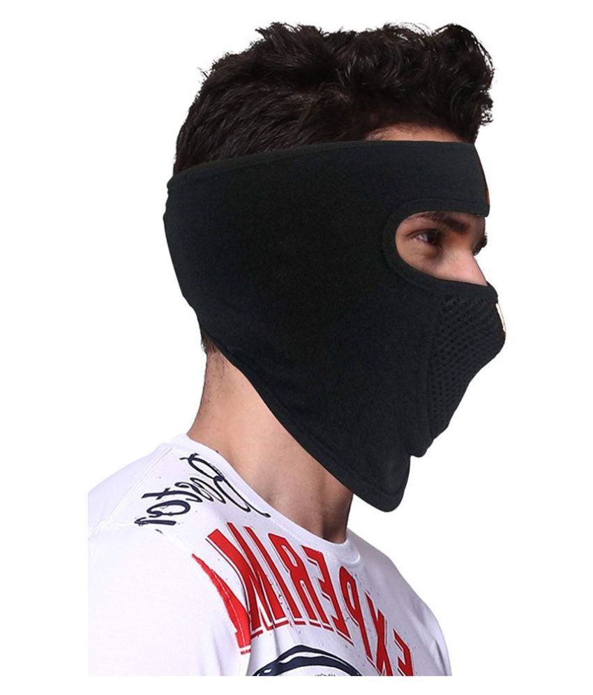 ROCKBROS Balaclava Full Face Mask Cover with Breathable Mesh Active Carbon Filter Winter Waterproof Windproof Breathable Outdoors Masks Universal Size