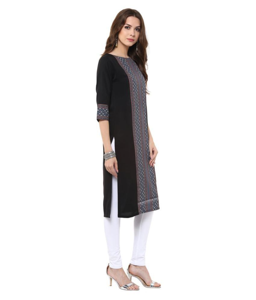 janasya black kurti