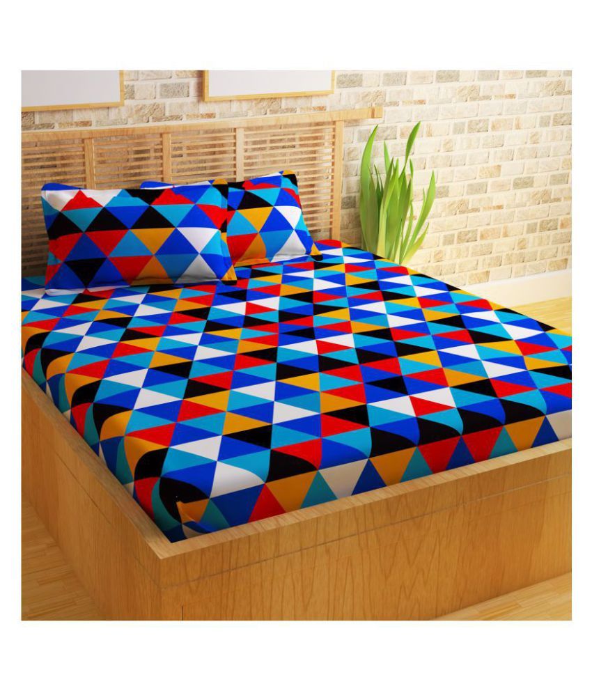 single bedsheet with 2 pillow covers