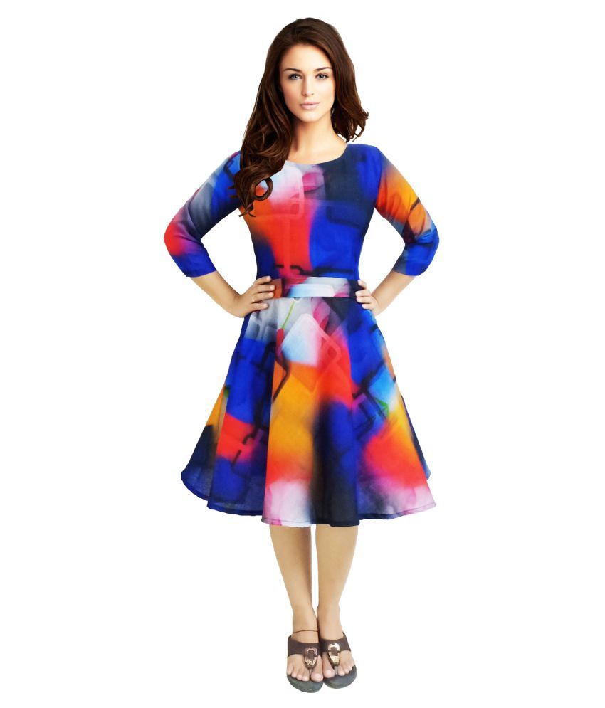 midi dress snapdeal