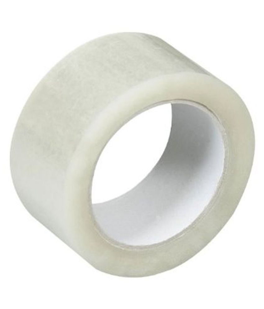     			White / Transparent Cello Tape 2" 65 Meter Pack of 12