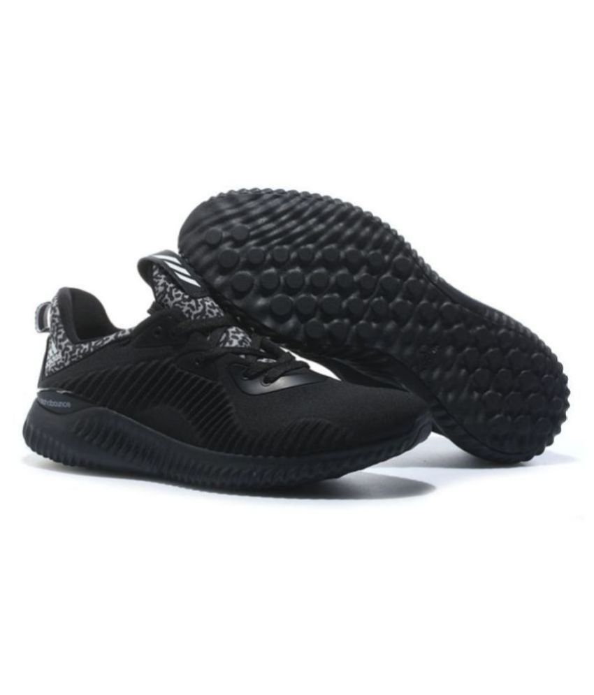 Adidas Alpha Bounce Black Running Shoes - Buy Adidas Alpha Bounce Black ...