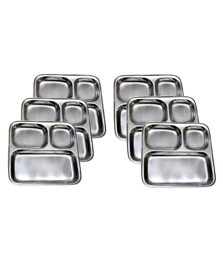     			Dynore 6 Pcs Stainless Steel Partition Plate