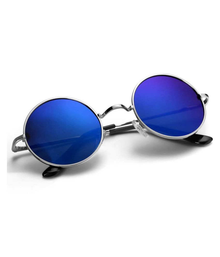 blue round shades