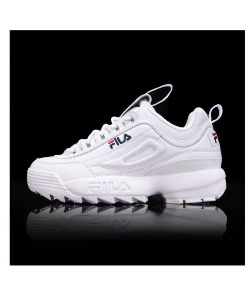 fila white shoes india