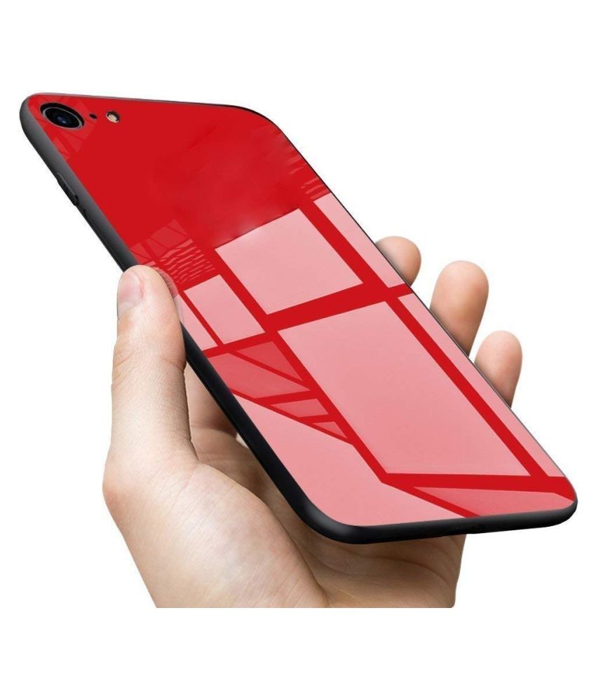 Vivo V5 Mirror Back Covers Designer Hub Red