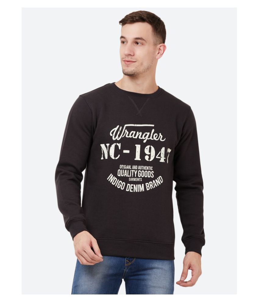 wrangler black sweatshirt