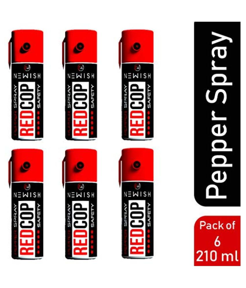 Newish RED COP Powerful Pepper Spray Self Defence for Women (Each : 35 ml/55 gm)- Pack of 6