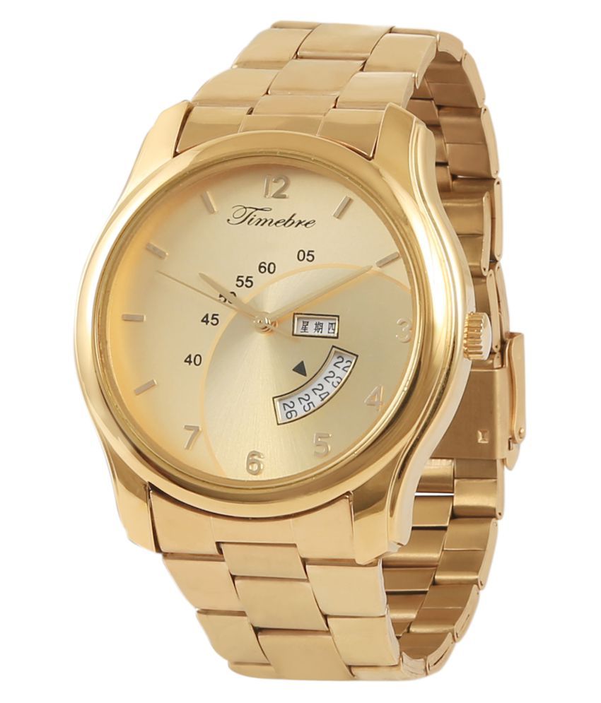 Timebre TMGXGLD221 2 Metal Analog Men #039;s Watch