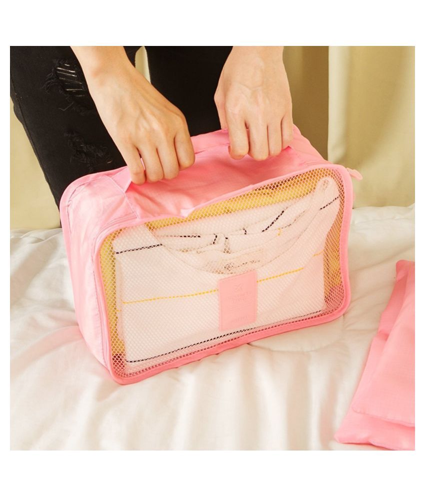 Everbuy 6 Set Travel Packing Pouches, Luggage Compression Pouches