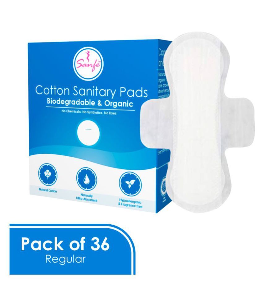 Sanfe Large 36 Sanitary Pads Pack of 3 Buy Sanfe Large 36 Sanitary