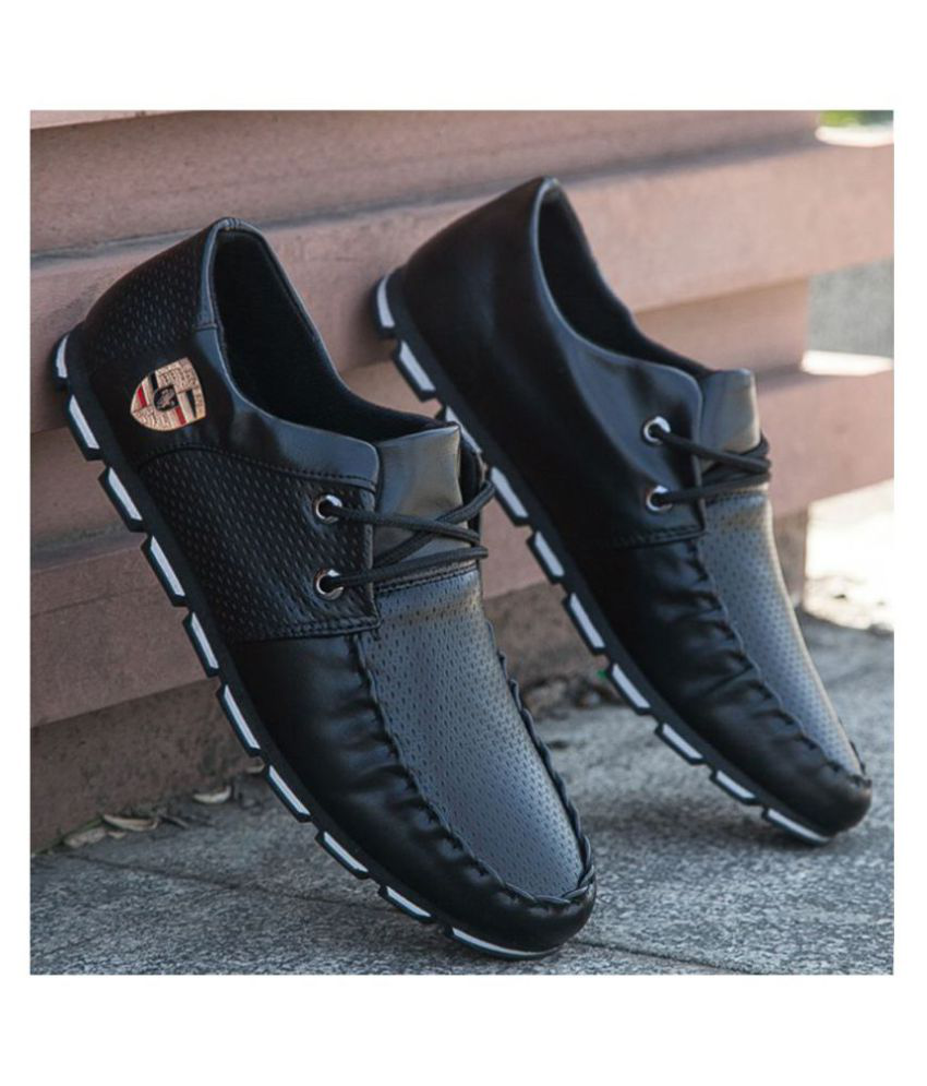 Nifandi Lifestyle Black Casual Shoes - Buy Nifandi Lifestyle Black ...