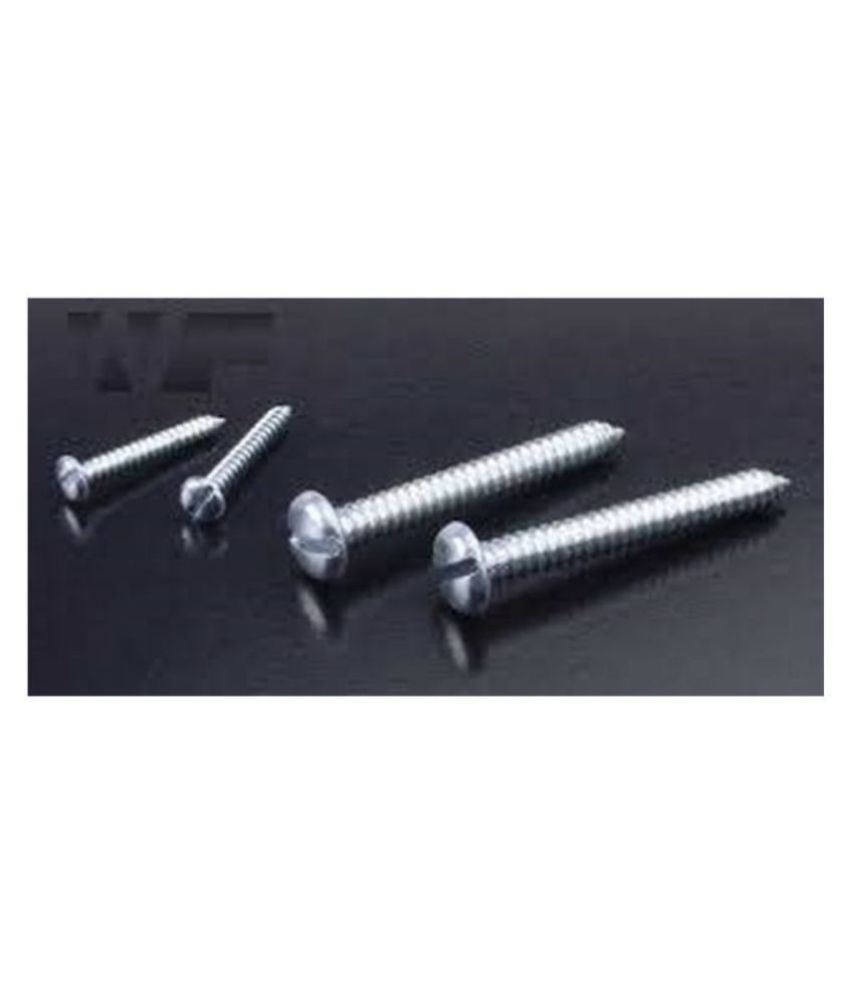 Stainless Steel Rust Free Pan Head Screw Industrial Use Size 25 mm x 6
