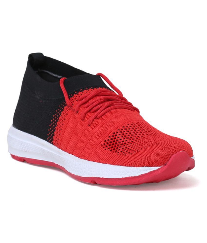 Voonik Sneakers Red Casual Shoes - Buy 