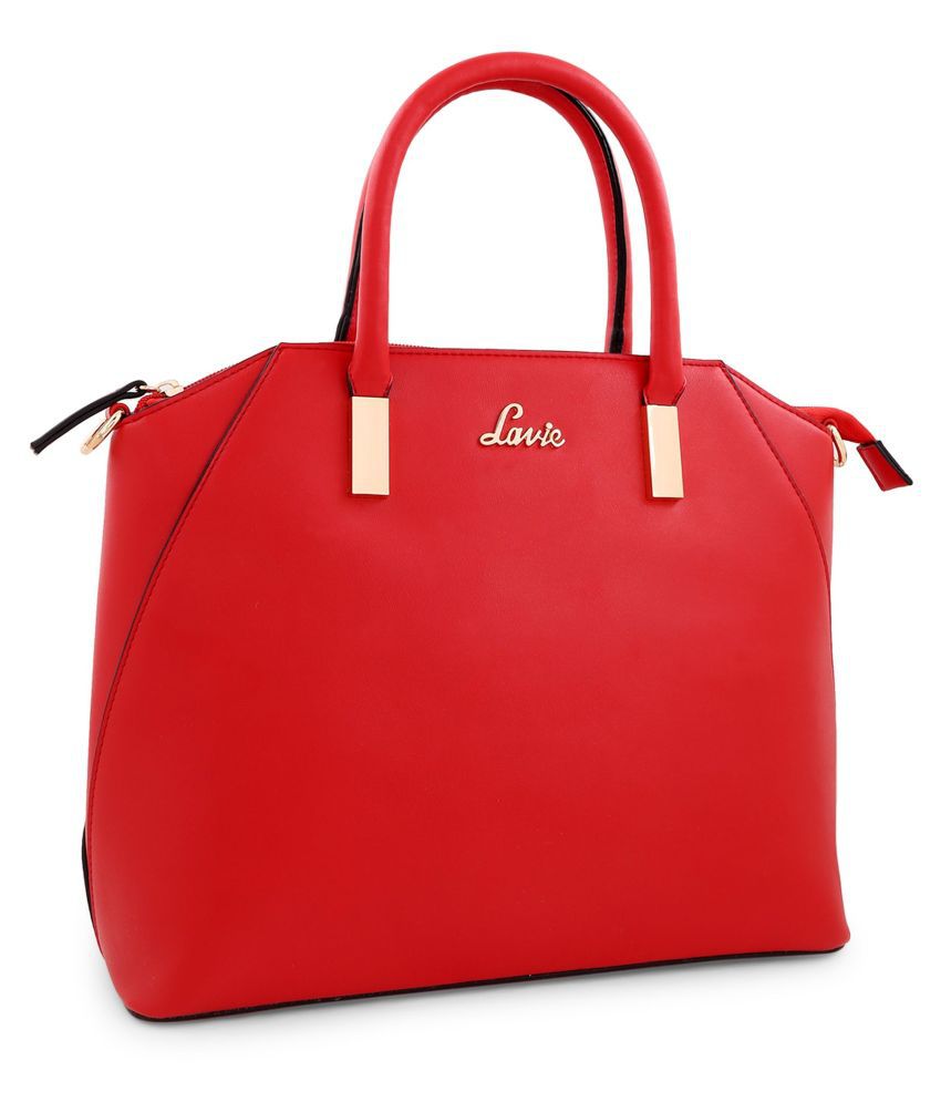 lavie red handbag