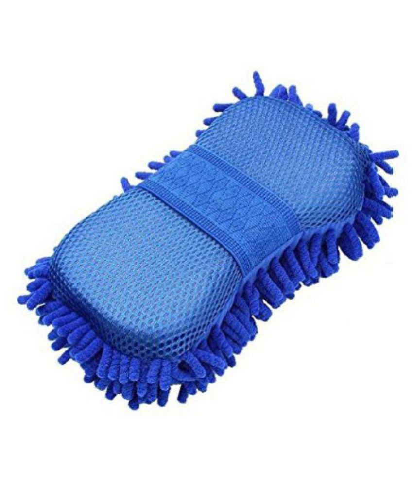     			Microfiber Car Wash Cloth Sponge Hand Gloves dashboard cleaning Duster chenille - Assorted Color (1)